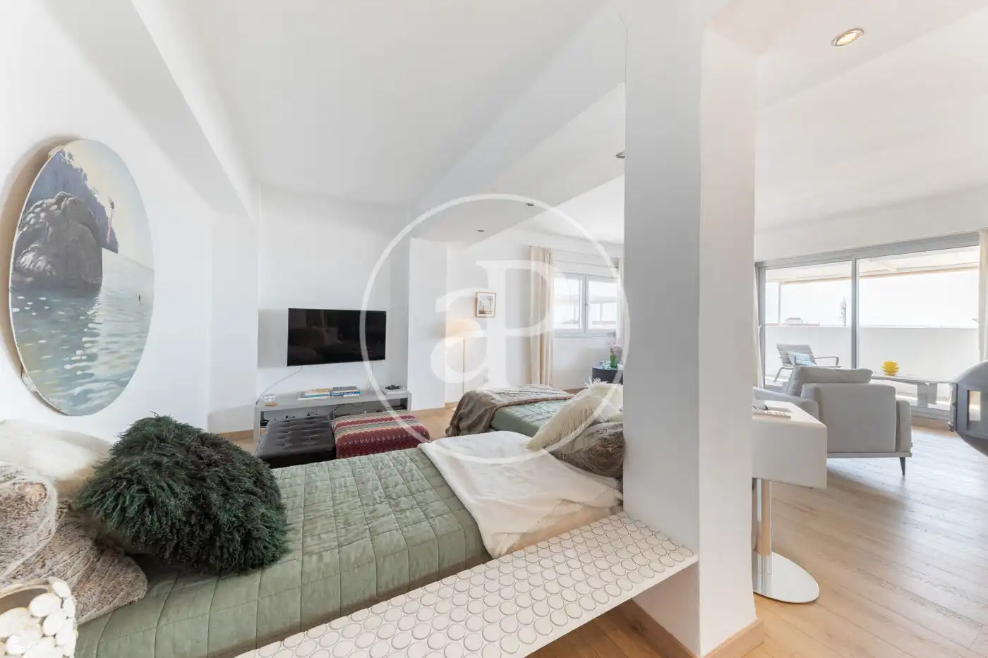 Sala de estar de Casa o chalet en venta en  Palma de Mallorca con Aire acondicionado, Calefacción y Terraza
