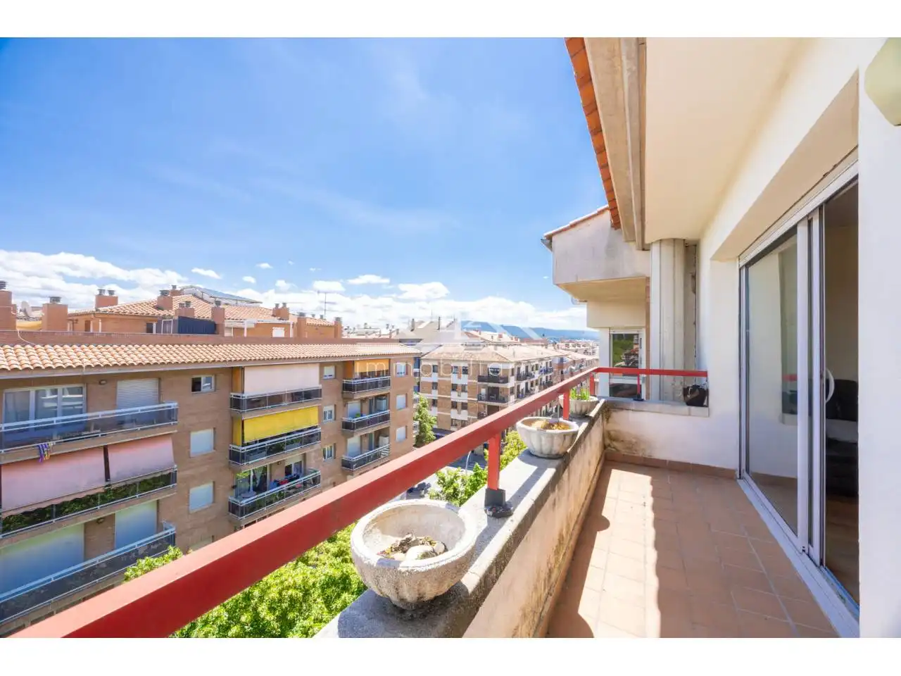 Balcony of Flat for sale in Vic  with Heating, Parquet flooring and Storage room