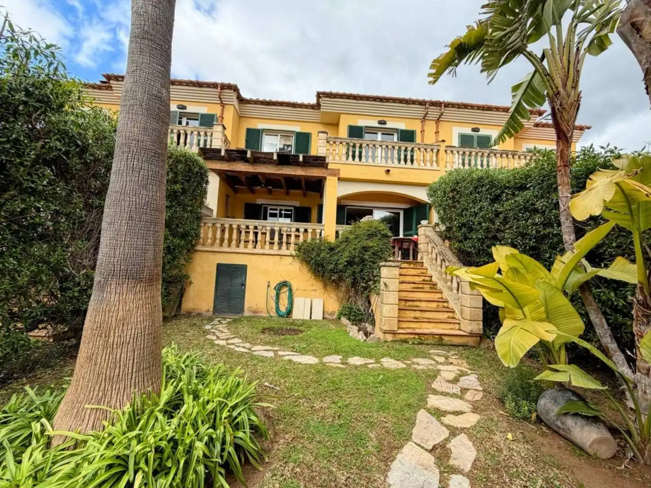 Exterior view of Detached homes for sale in Calvià  with Air Conditioner, Terrace and Alarm