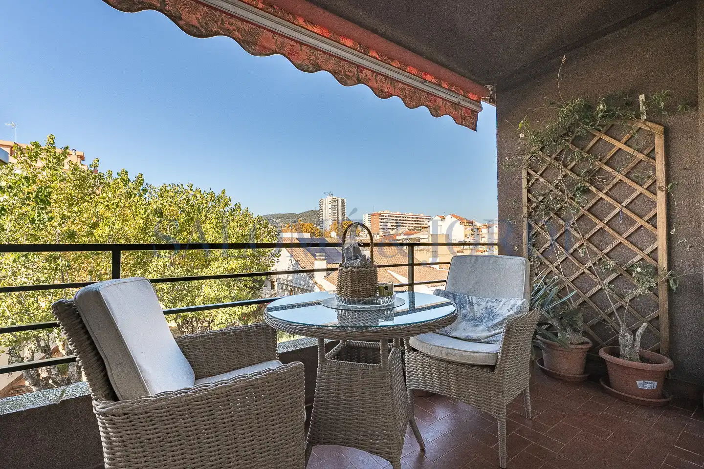 Terrasse von Wohnung zum Verkauf in Vilassar de Mar mit Klimaanlage, Heizung und Parkett