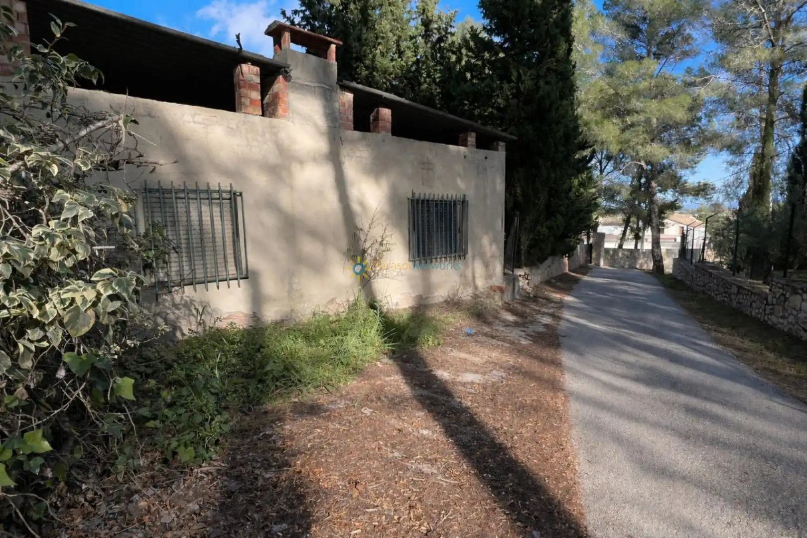 Vista exterior de Finca rústica en venda en L'Olleria amb Terrassa