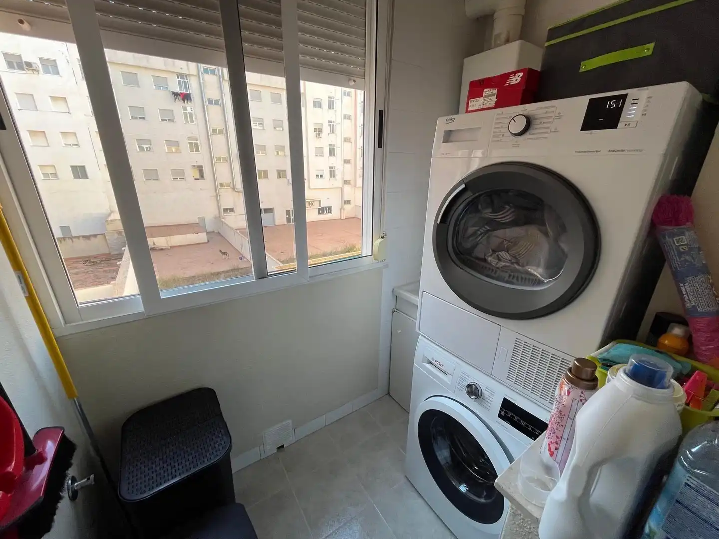 Schlafzimmer von Wohnung zur Miete in Almansa mit Heizung, Abstellraum und Möbliert