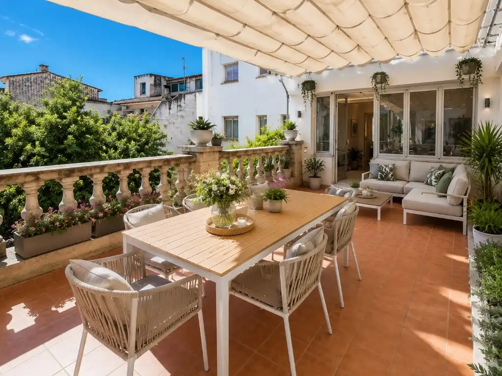 Terraza de Casa o chalet en venta en El Pla del Penedès con Horno