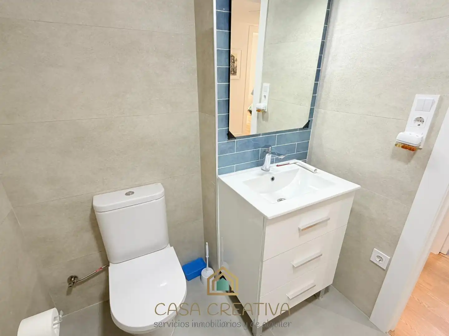 Baño de Piso de alquiler en Valencia con Aire acondicionado, Calefacción y Terraza
