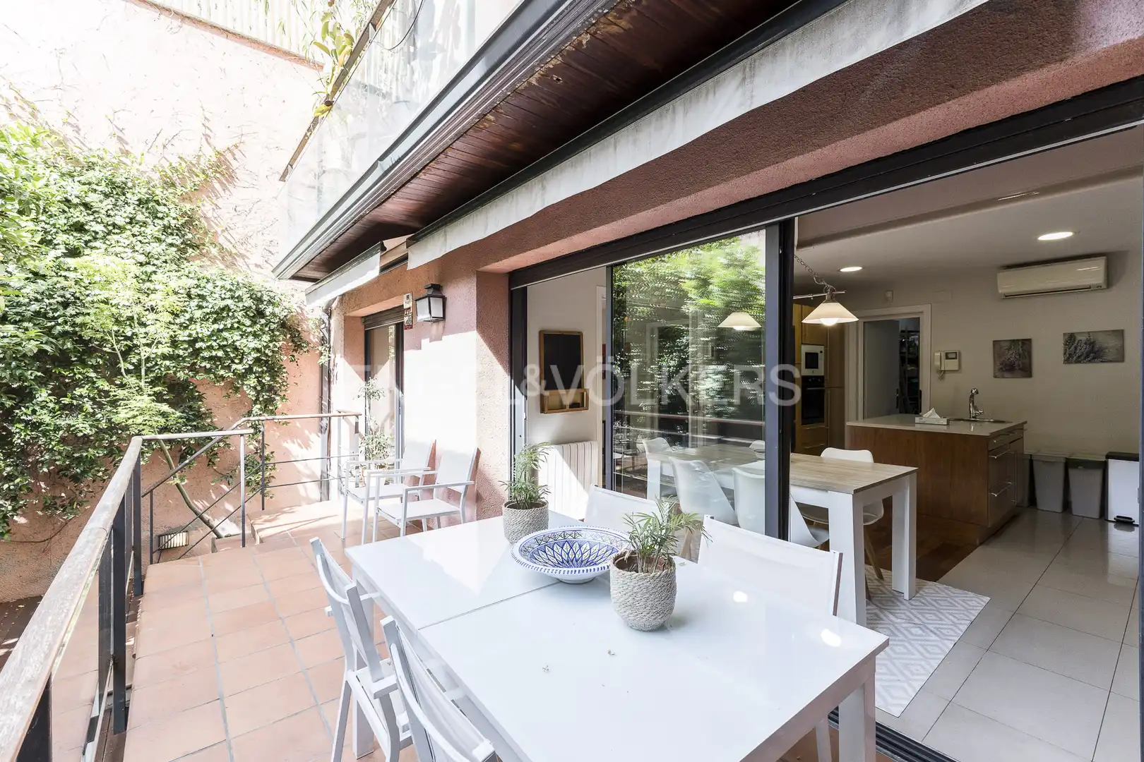 Terrace of Houses for rent in Barcelona  with Air Conditioner, Heating and Private garden