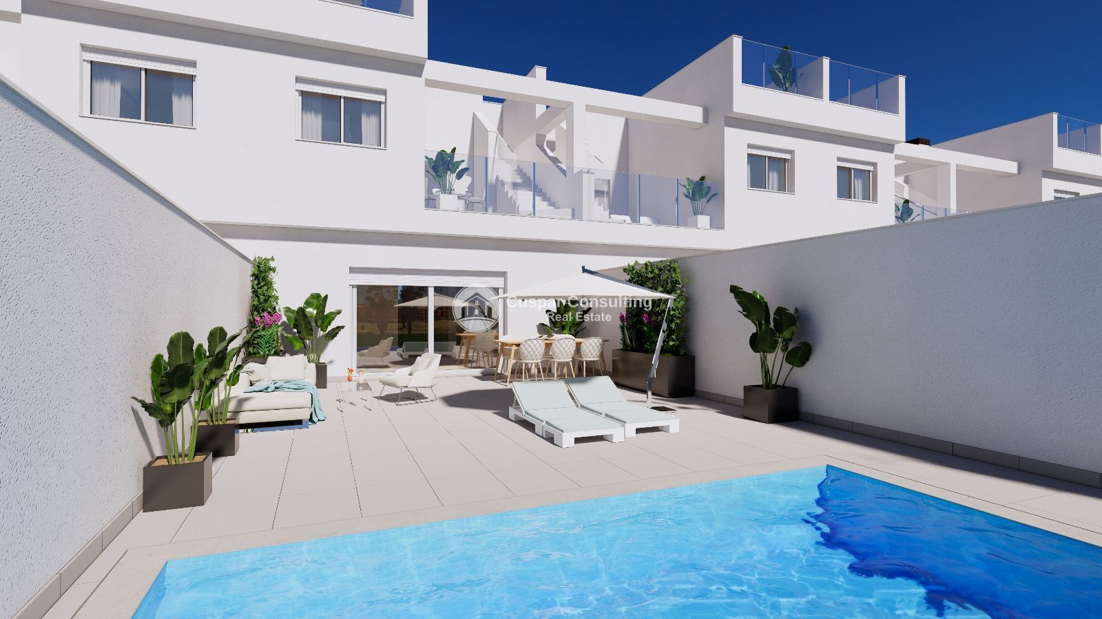 Garden of Duplex for sale in Los Alcázares  with Air Conditioner, Heating and Terrace