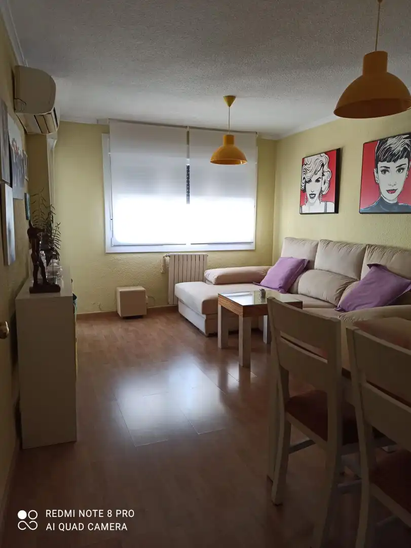 Living room of Flat for sale in Albacete  with Air Conditioner, Heating and Parquet flooring