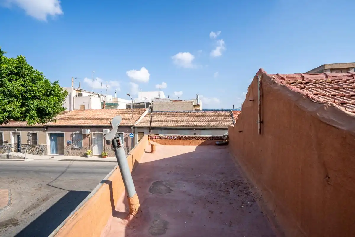 Terrassa de Casa adosada en venda en Cox amb Calefacció, Jardí privat i Terrassa
