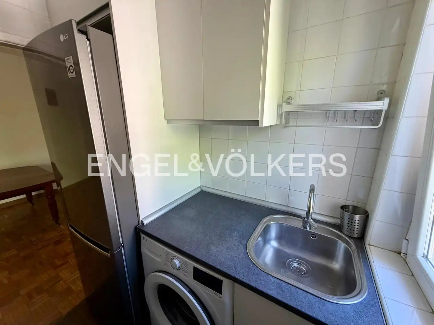 Cocina de Piso de alquiler en El Escorial con Calefacción, Parquet y Terraza