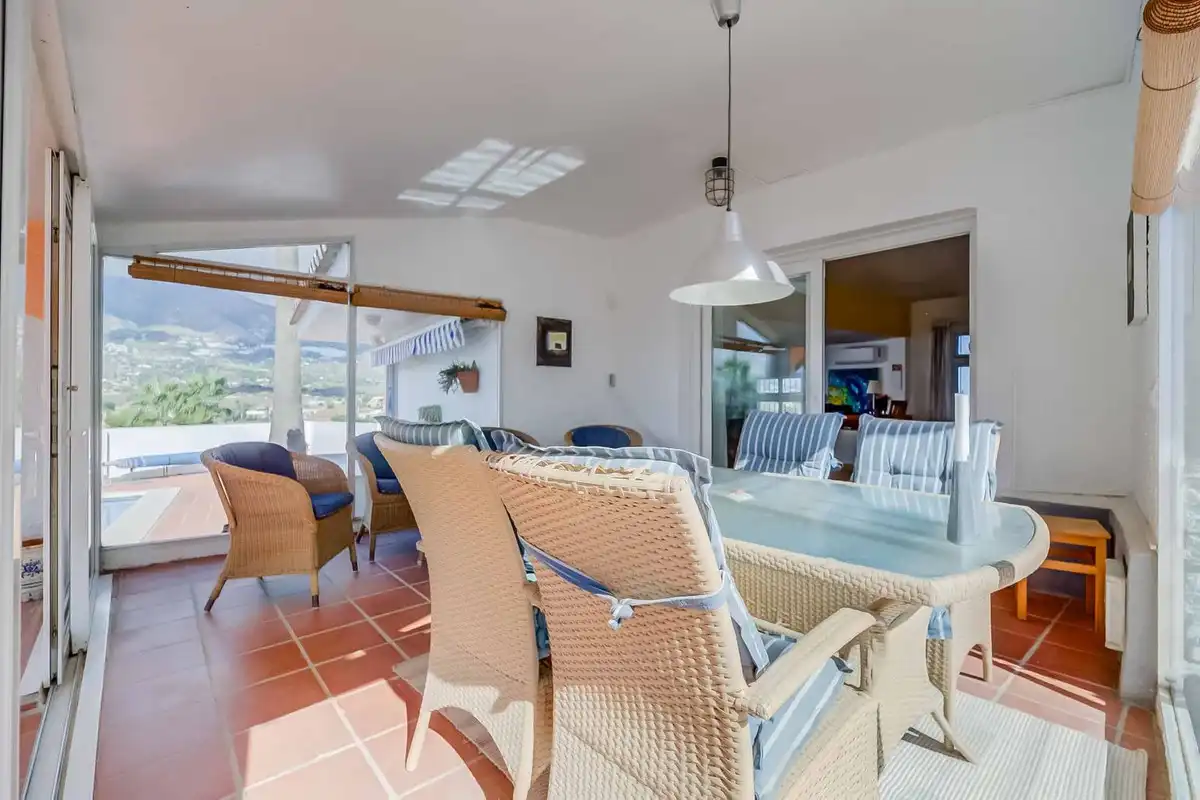 Terraza de Casa o chalet en venta en Mijas con Aire acondicionado, Calefacción y Jardín privado
