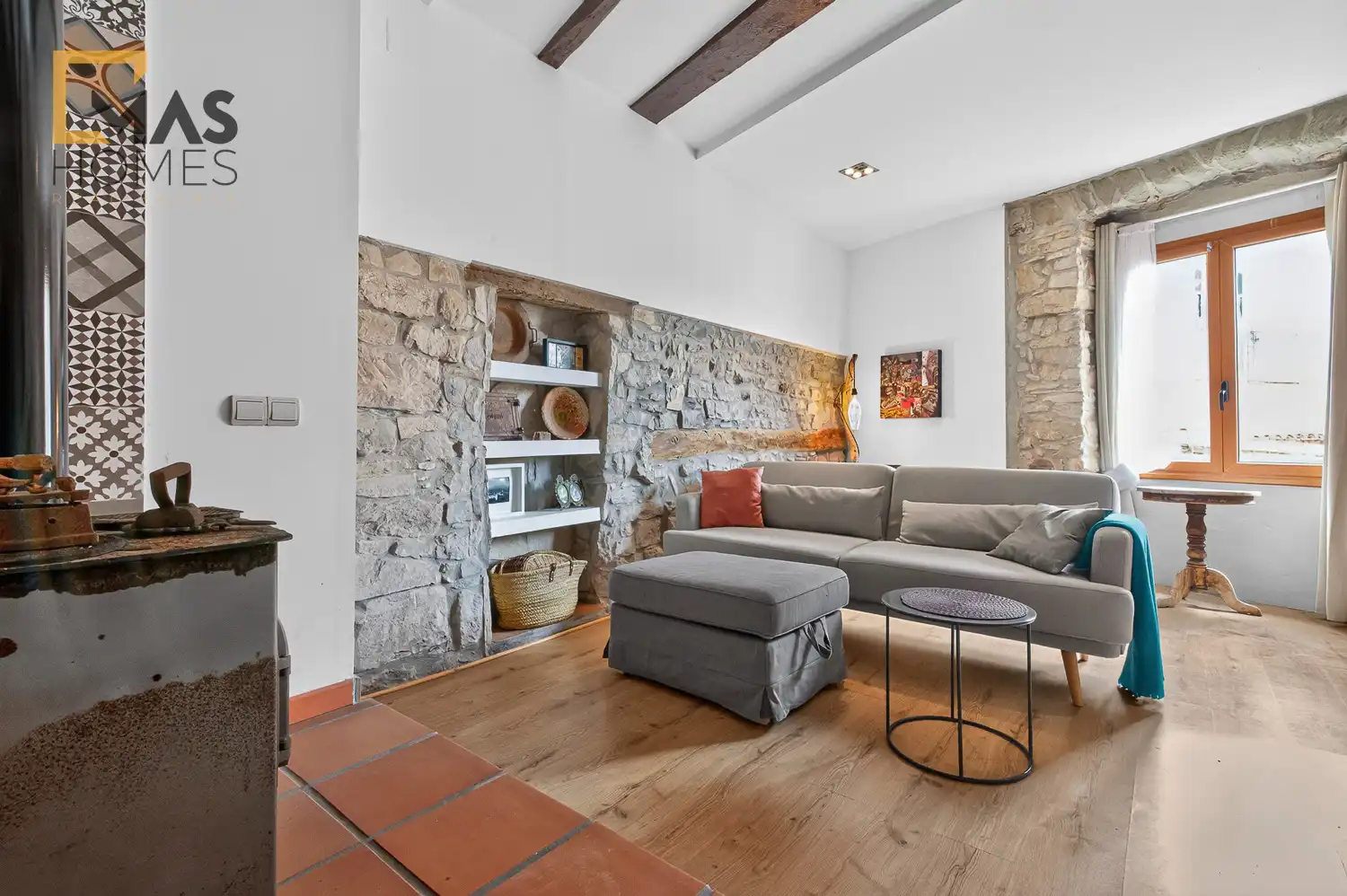 Sala de estar de Casa o chalet en venta en Calaf con Terraza y Balcón