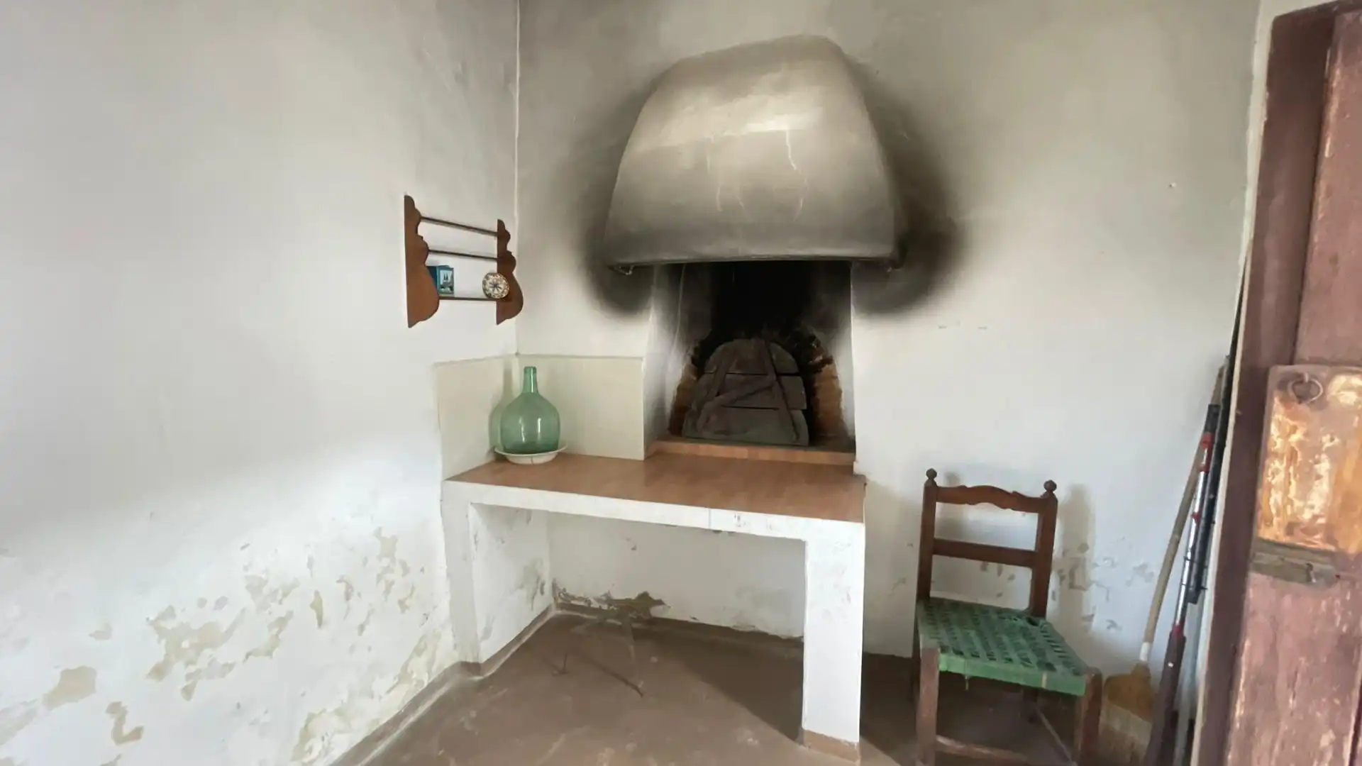 Cocina de Finca rústica en venta en Fuente Álamo de Murcia con Amueblado
