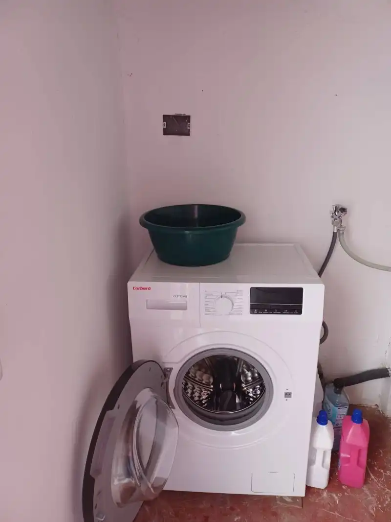 Außenansicht von Wohnung zur Miete in Cáceres mit Klimaanlage, Privatgarten und Terrasse
