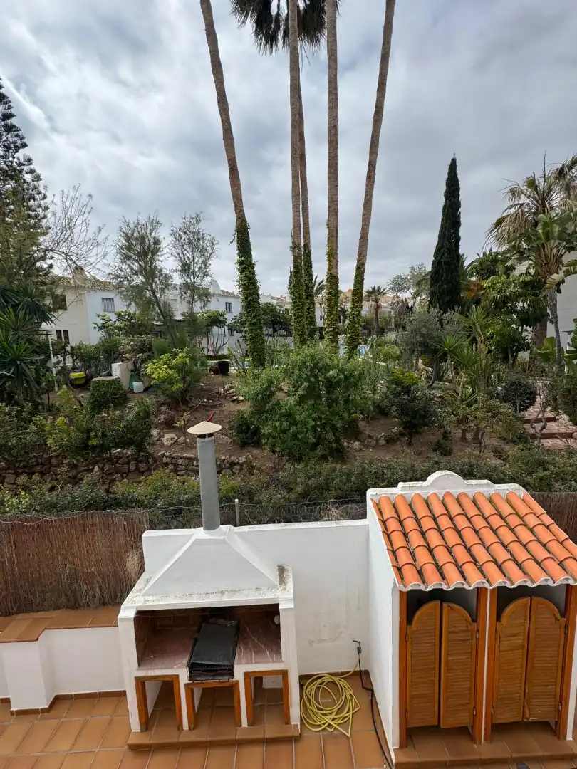 Garden of Houses for sale in Roquetas de Mar  with Air Conditioner, Heating and Private garden