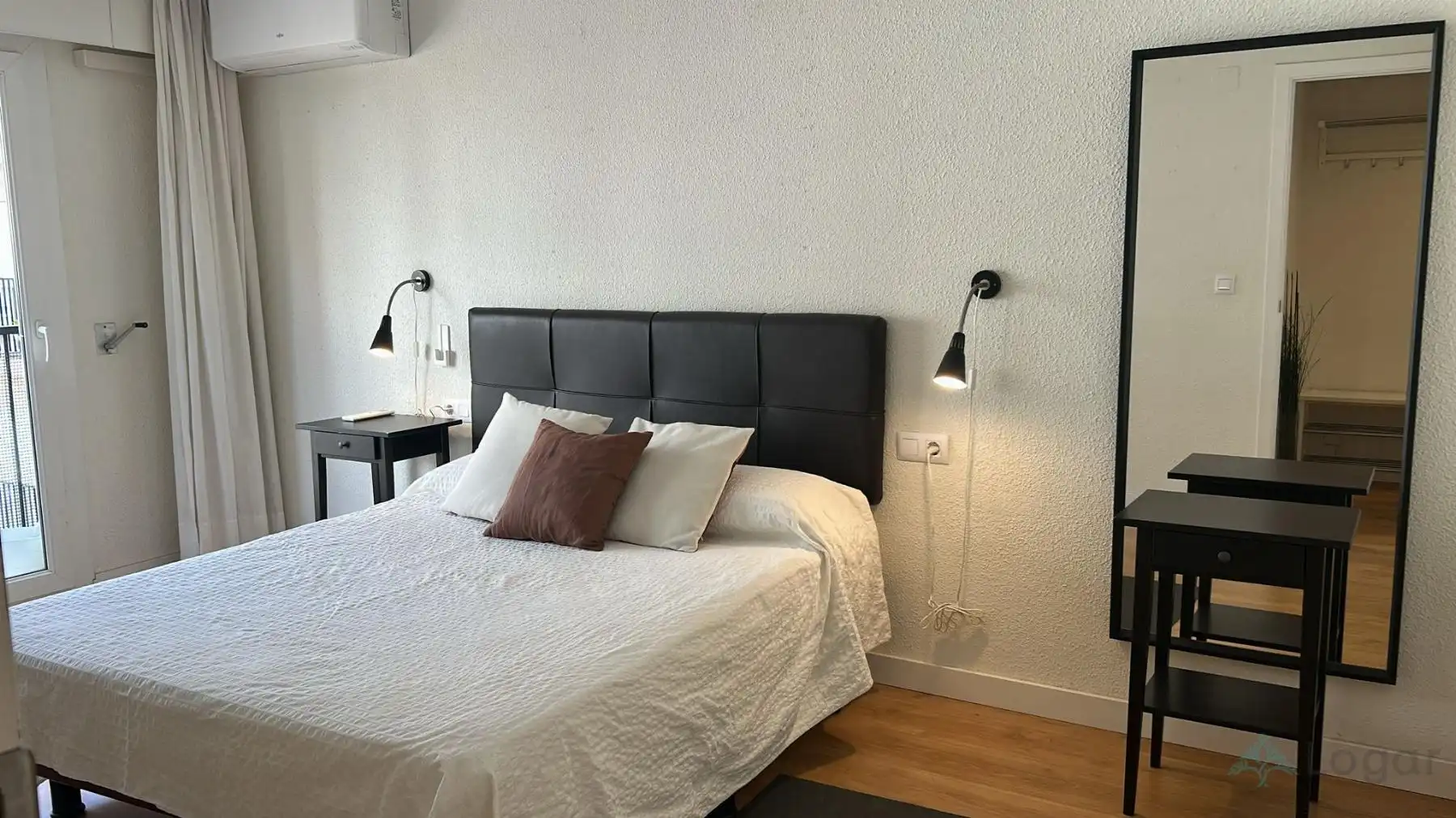 Bedroom of Flat for rent in Murcia  with Air Conditioner, Heating and Parquet flooring