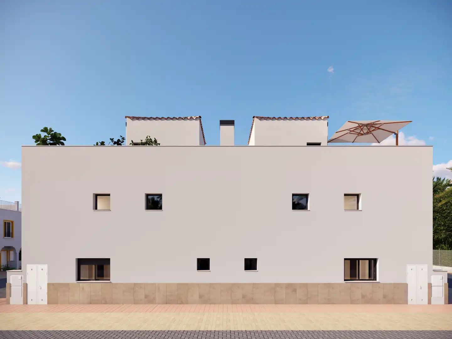 Vista exterior de Dúplex en venta en Torre-Pacheco con Aire acondicionado, Calefacción y Jardín privado