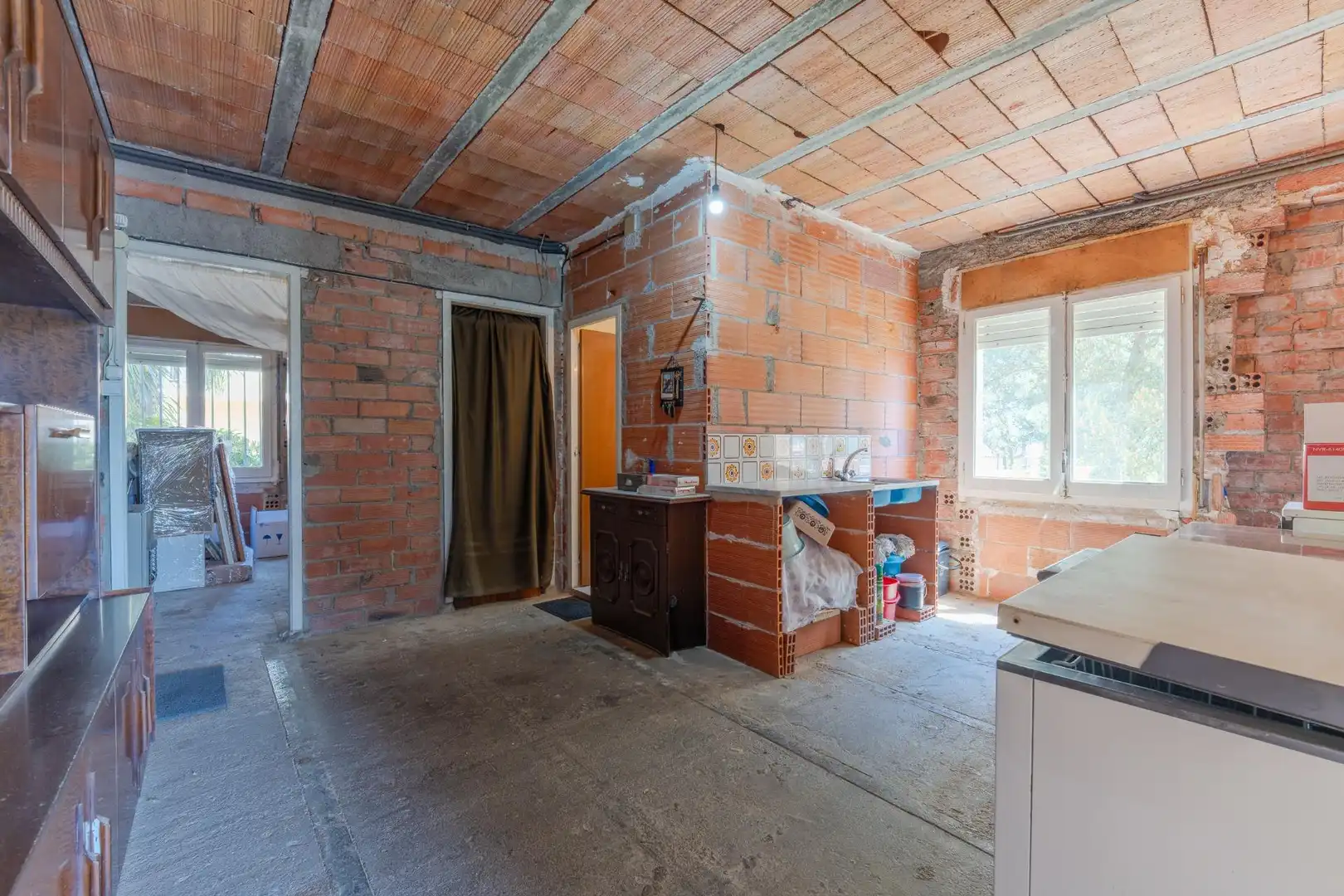Kitchen of Houses for sale in Sant Hilari Sacalm  with Heating, Private garden and Terrace