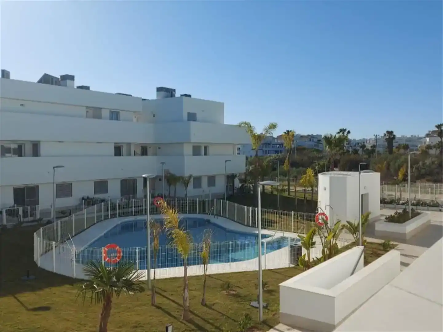 Swimming pool of Apartments for rent in Rota  with Air Conditioner, Private garden and Swimming Pool