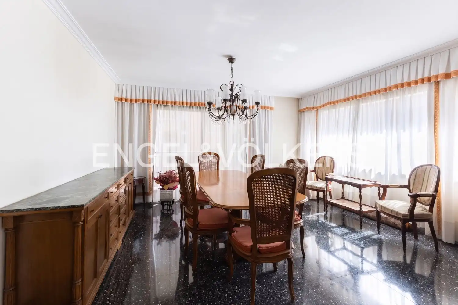 Dining room of Flat for sale in Valencia  with Air Conditioner, Heating and Balcony