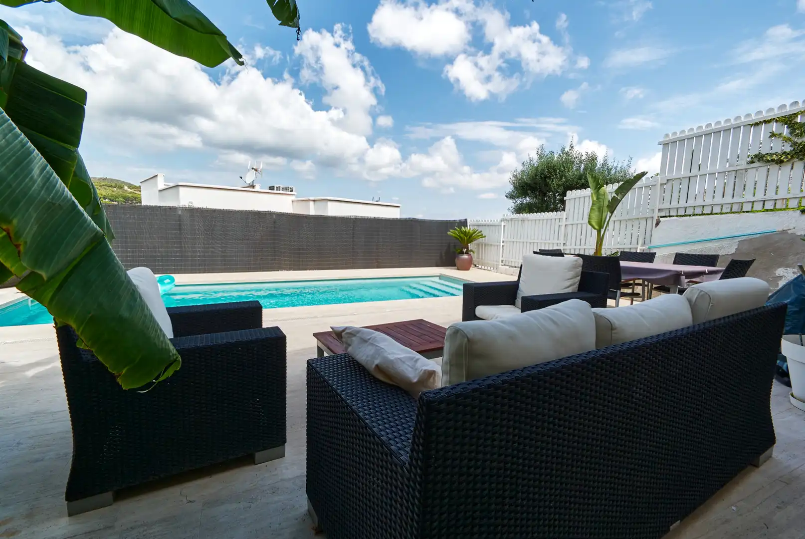 Swimming pool of Houses for sale in Castelldefels  with Air Conditioner, Heating and Private garden