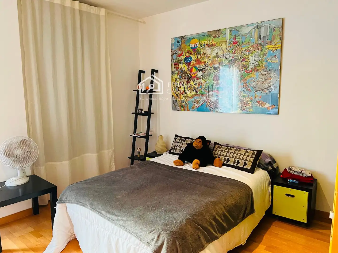 Bedroom of Flat for sale in Girona  with Air Conditioner, Heating and Parquet flooring