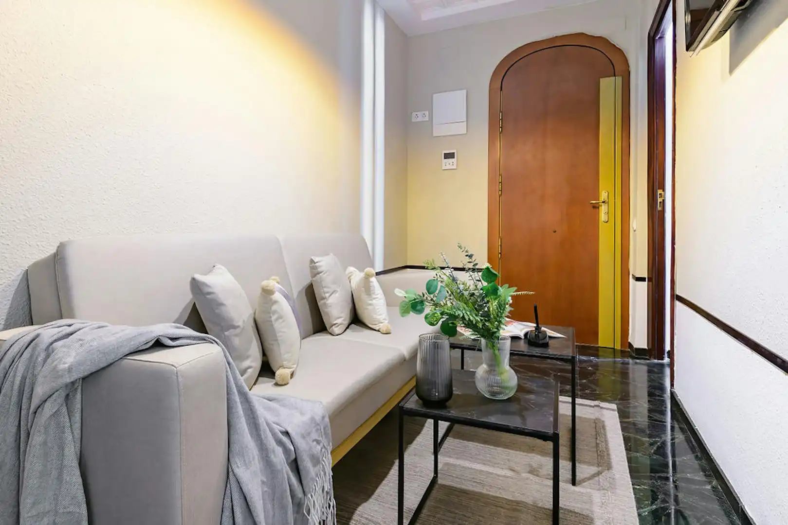 Sala de estar de Piso para compartir en Valencia con Calefacción, Amueblado y Lavadora