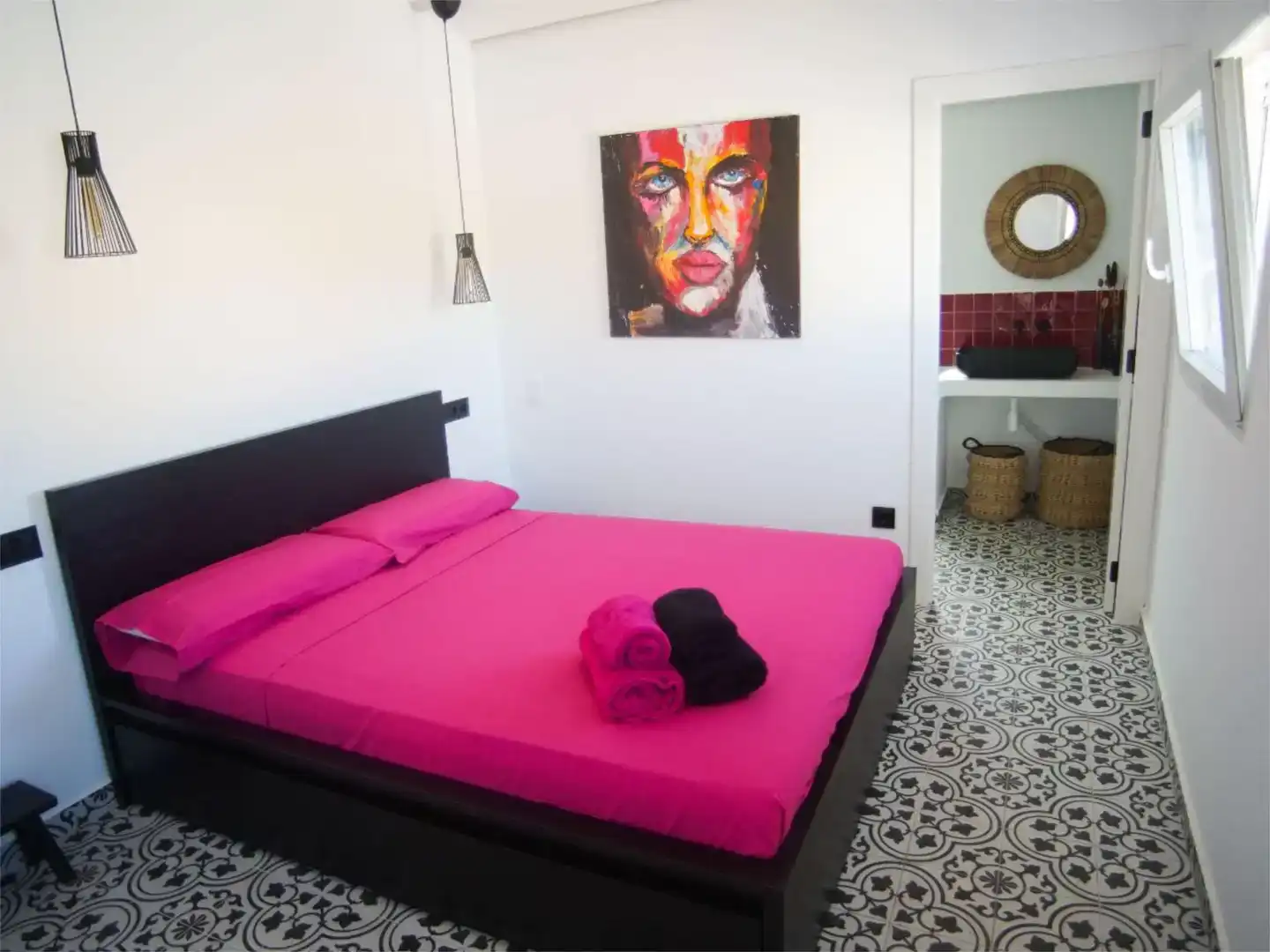 Habitación de Casa o chalet de alquiler en Oliva con Aire acondicionado, Piscina y Amueblado
