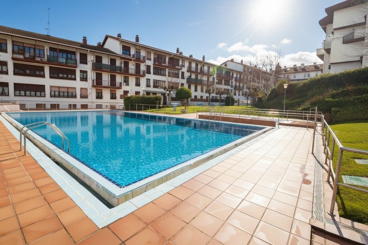 Piscina de Piso en venta en Labastida / Bastida con Calefacción, Parquet y Terraza