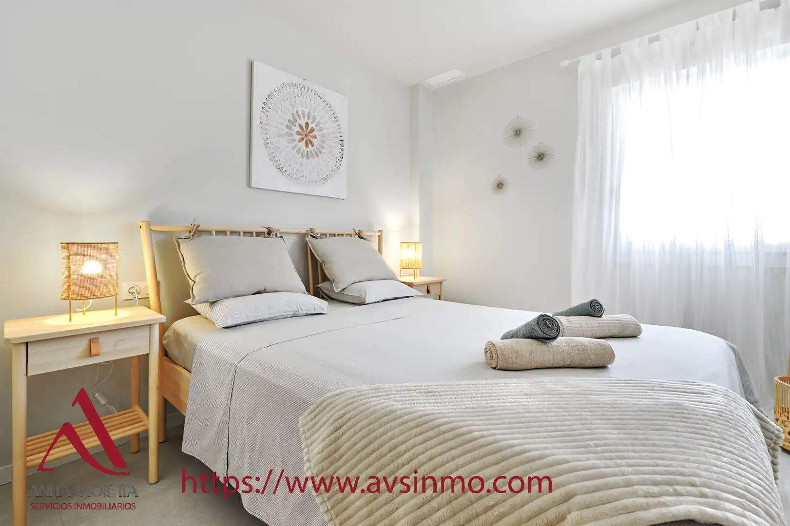 Bedroom of Houses for rent in San Pedro del Pinatar  with Air Conditioner, Private garden and Furnished