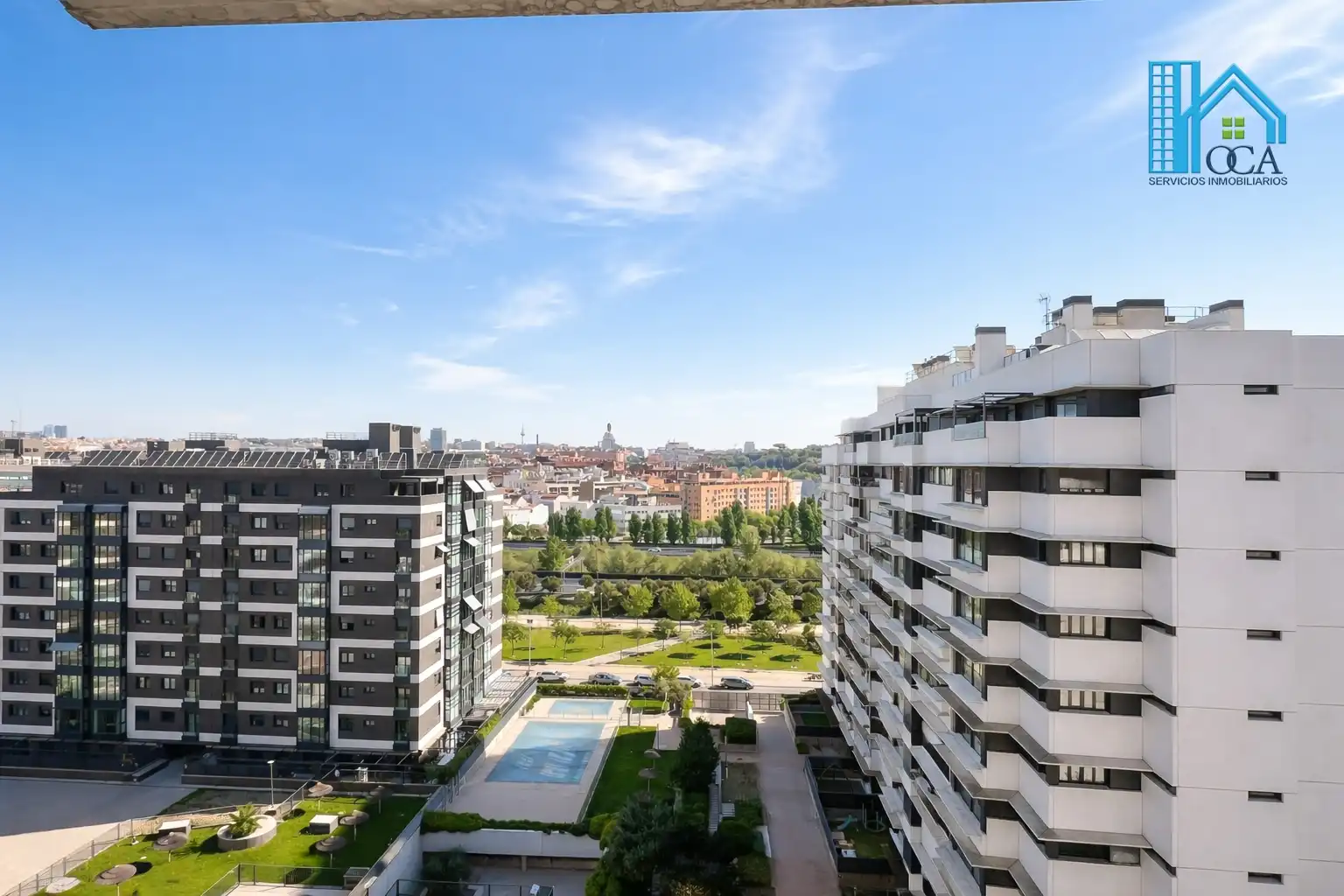 Vista exterior de Pis en venda en Madrid amb Aire condicionat, Calefacció i Jardí privat