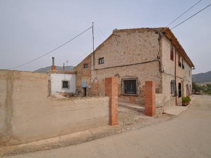 Vista exterior de Casa o xalet en venda en Abanilla