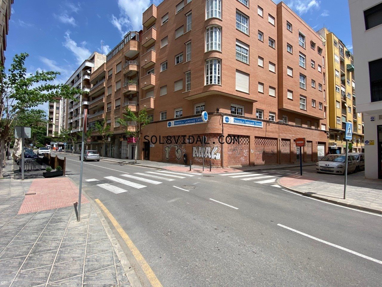 Vista exterior de Piso de alquiler en Orihuela con Aire acondicionado