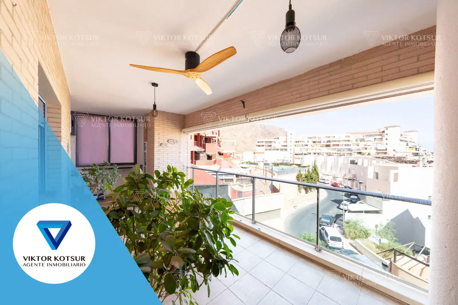 Terrace of Flat for sale in Roquetas de Mar  with Air Conditioner, Terrace and Internet