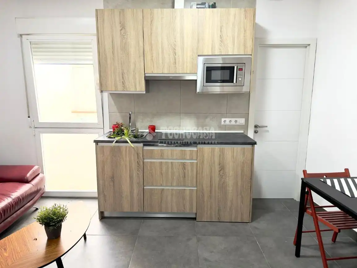 Cocina de Estudio de alquiler en Madrid