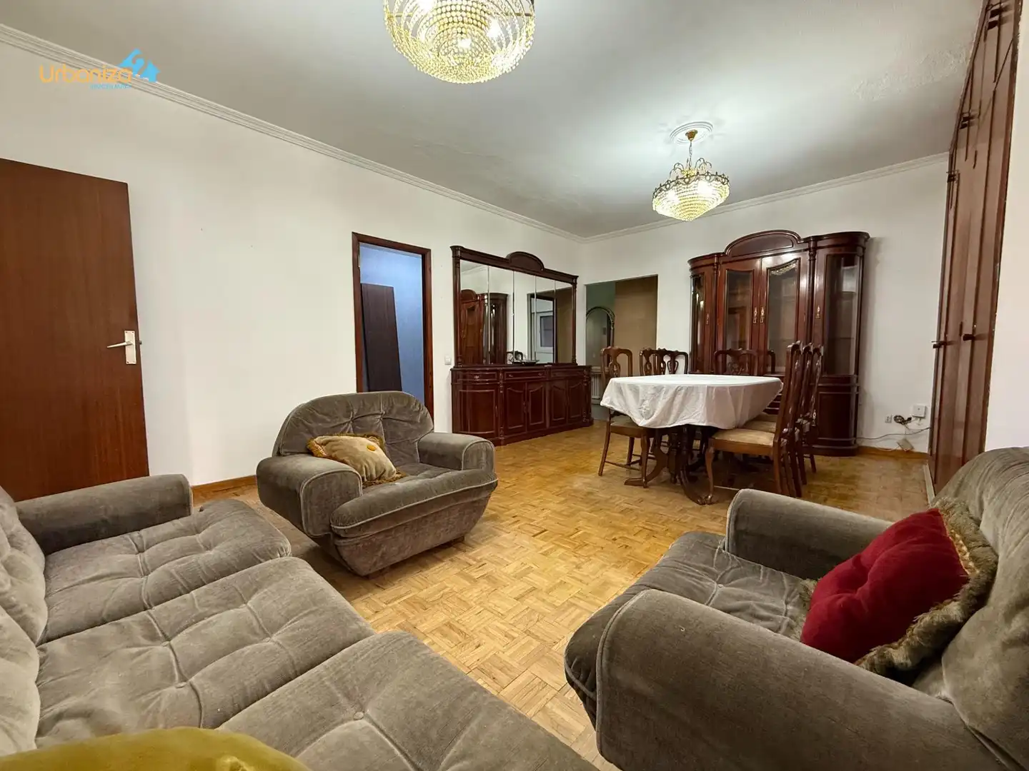 Living room of Flat for sale in Badajoz Capital  with Air Conditioner, Heating and Storage room