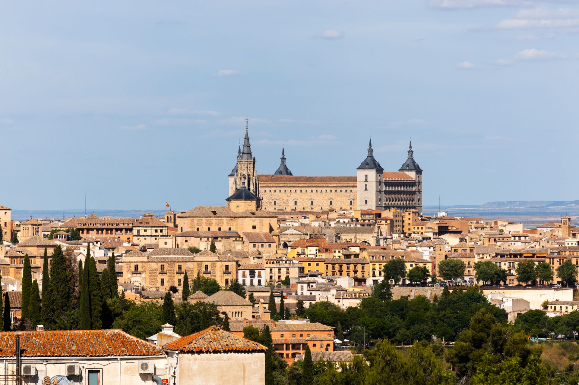 Vista exterior de Casa o xalet en venda en  Toledo Capital amb Aire condicionat, Calefacció i Jardí privat