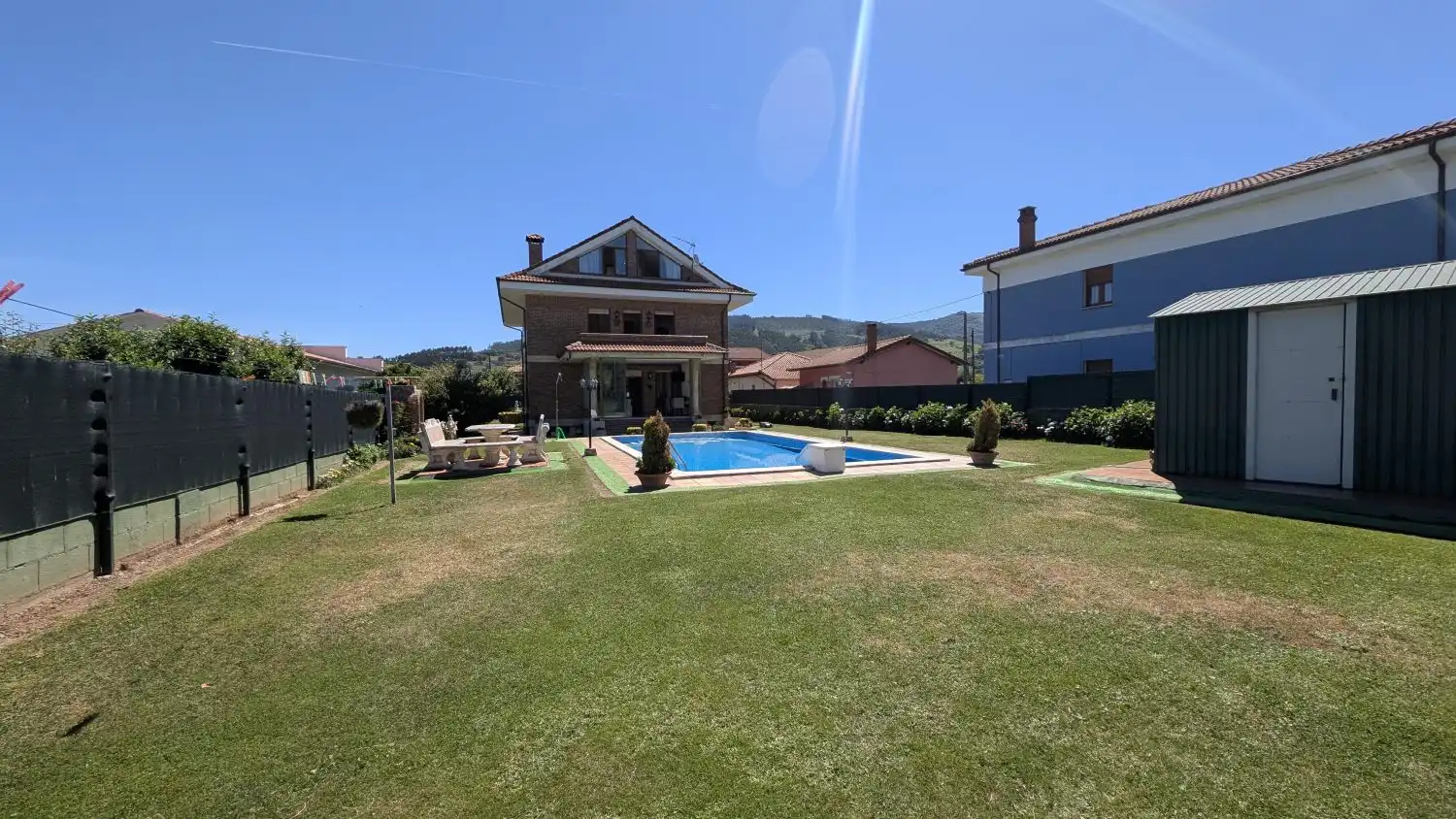 Swimming pool of Houses for sale in Los Corrales de Buelna   with Heating, Private garden and Terrace