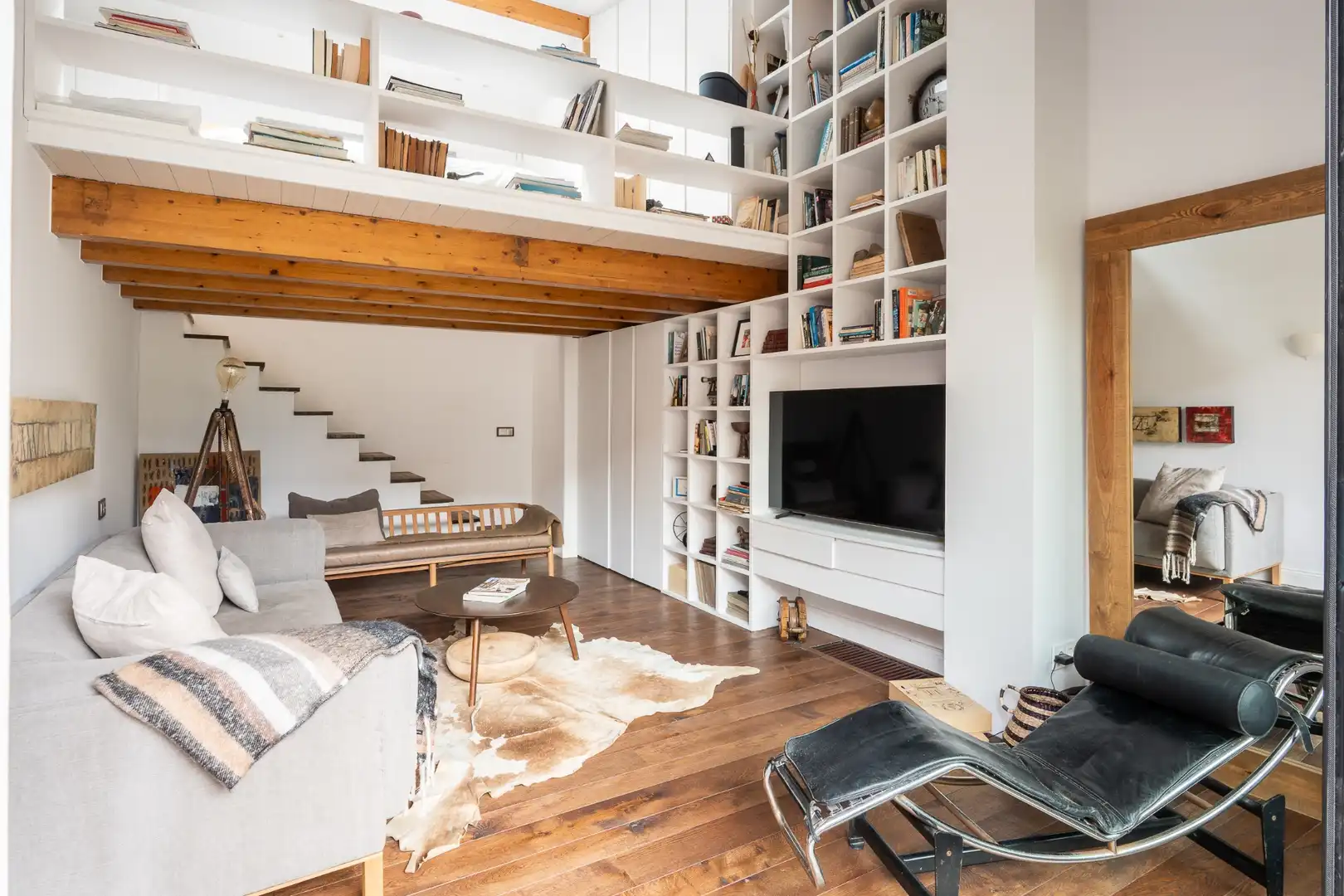 Sala de estar de Casa o chalet en venta en Barcelona con Aire acondicionado, Calefacción y Jardín privado