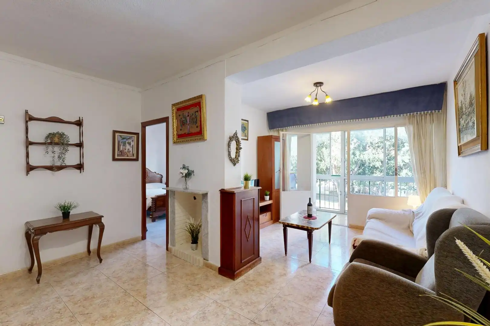 Wohnzimmer von Wohnung zum Verkauf in Cartagena mit Möbliert und Balkon