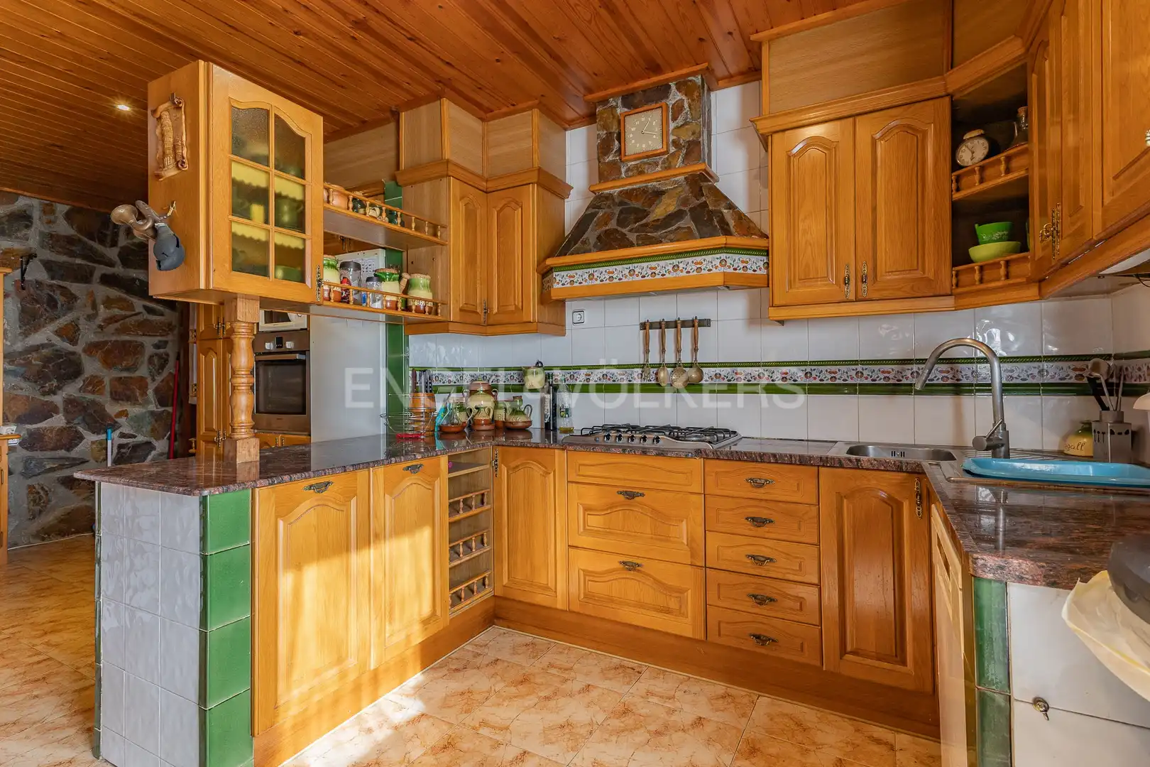 Cocina de Finca rústica en venta en Fonollosa con Calefacción, Jardín privado y Terraza