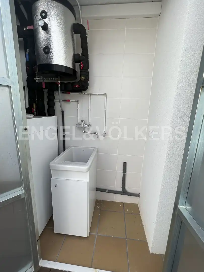 Badezimmer von Haus oder Chalet zur Miete in Gavà mit Klimaanlage, Heizung und Privatgarten
