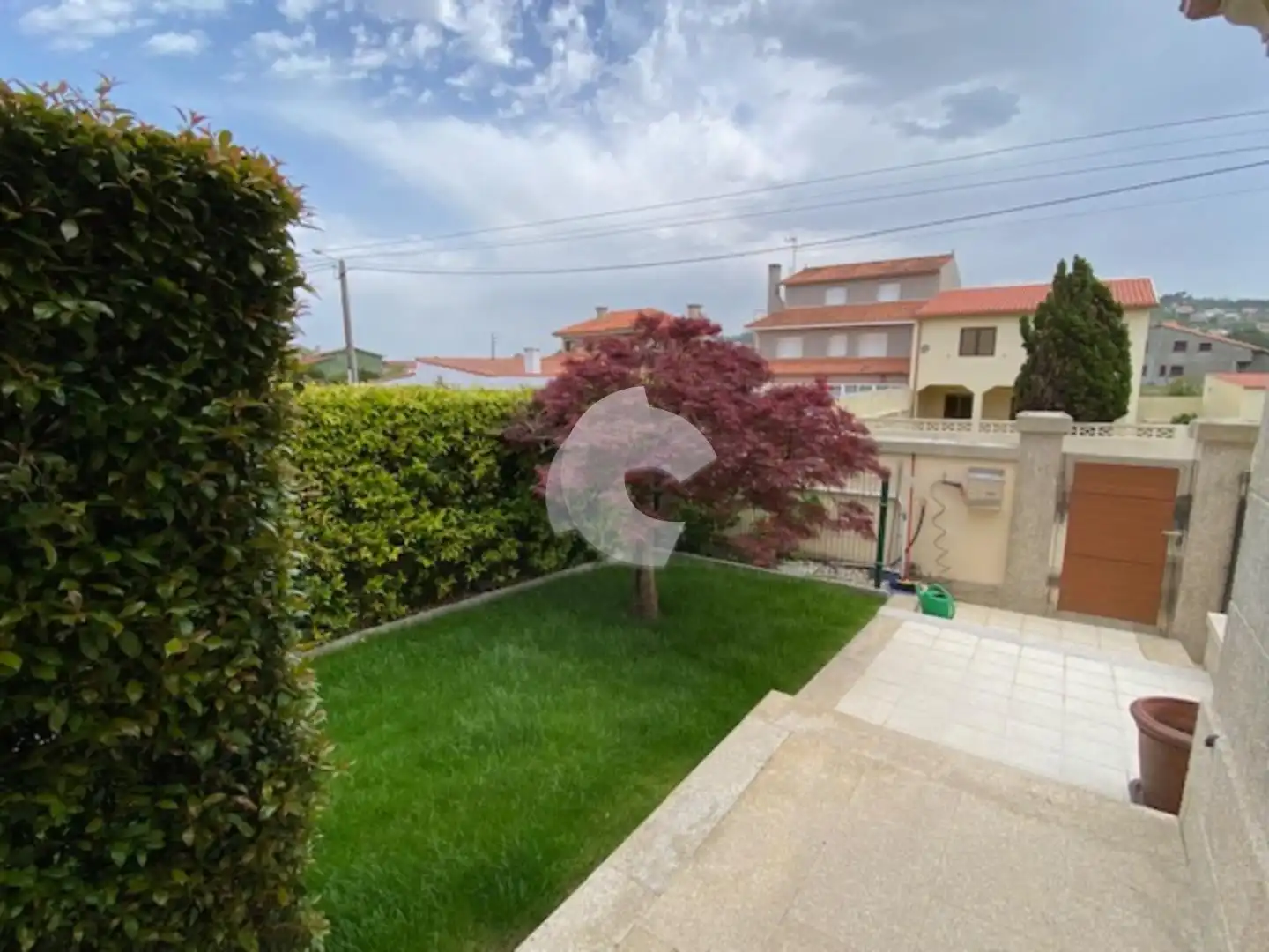 Terrassa de Casa o xalet en venda en Sanxenxo amb Calefacció, Jardí privat i Terrassa