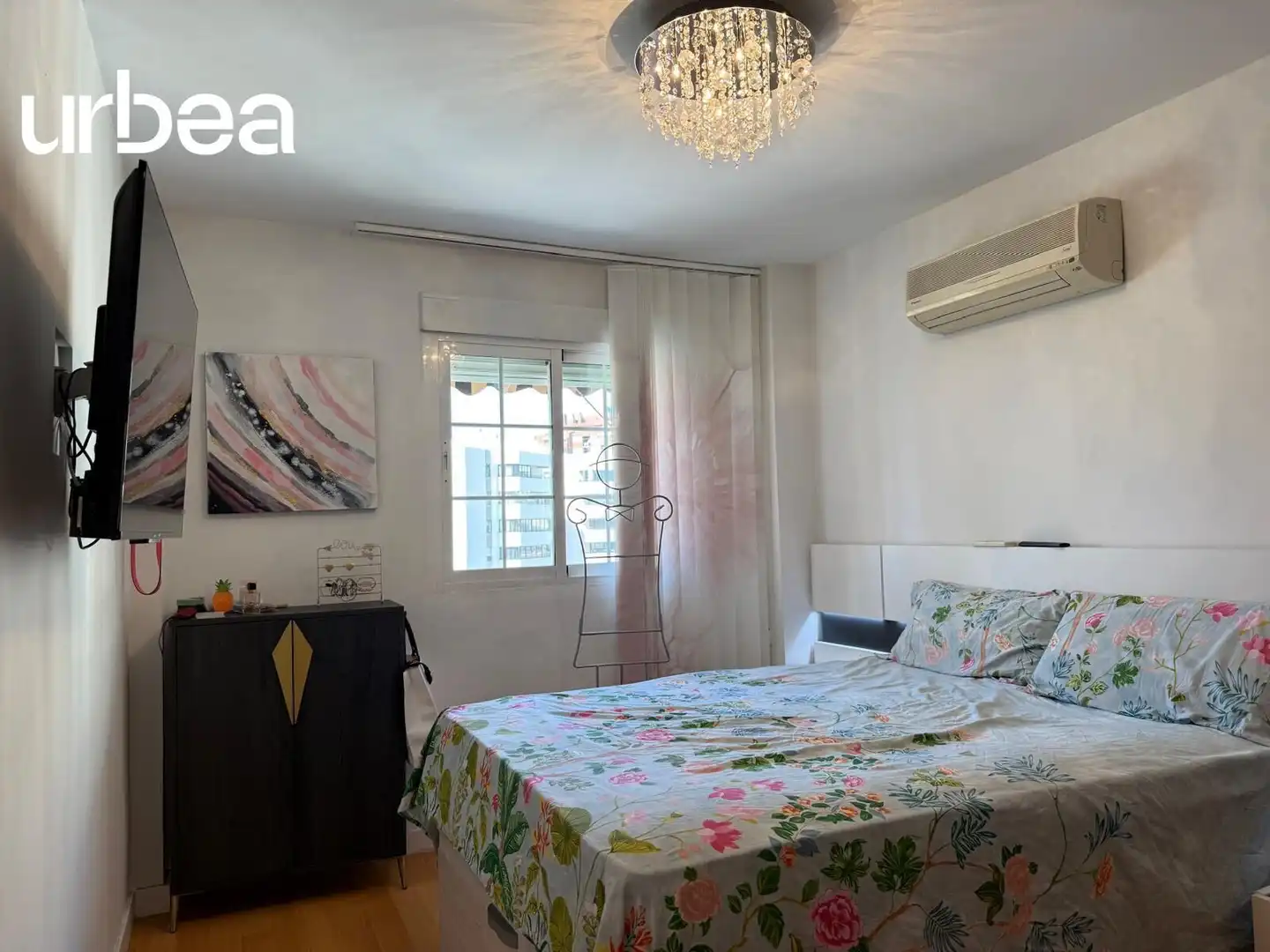 Bedroom of Flat for sale in Málaga  with Storage room