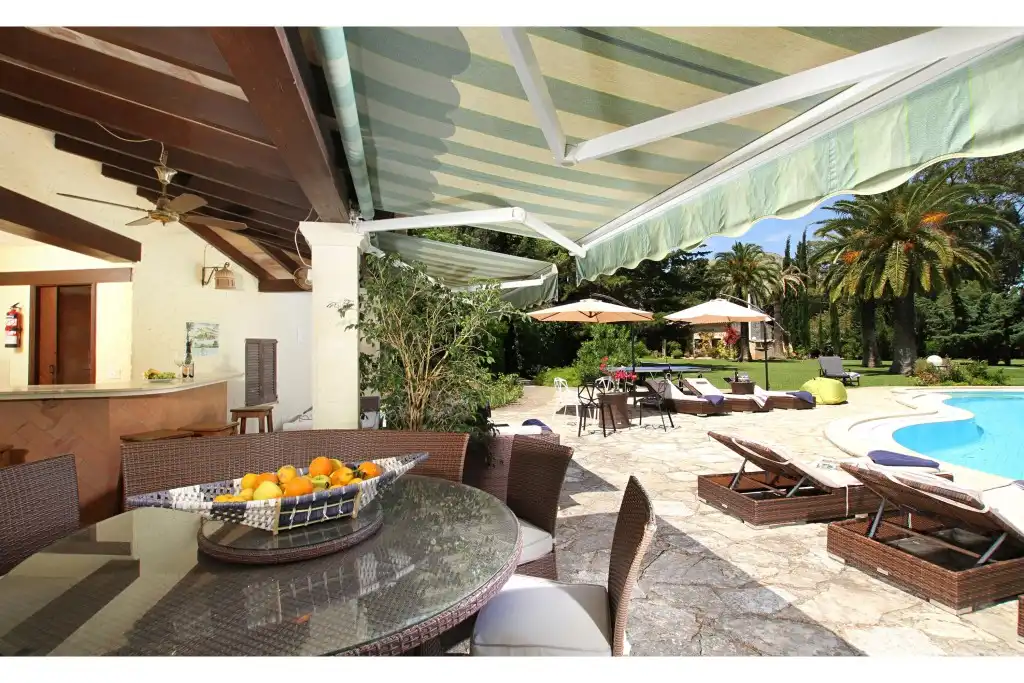 Terraza de Finca rústica en venta en Pollença con Aire acondicionado, Calefacción y Jardín privado