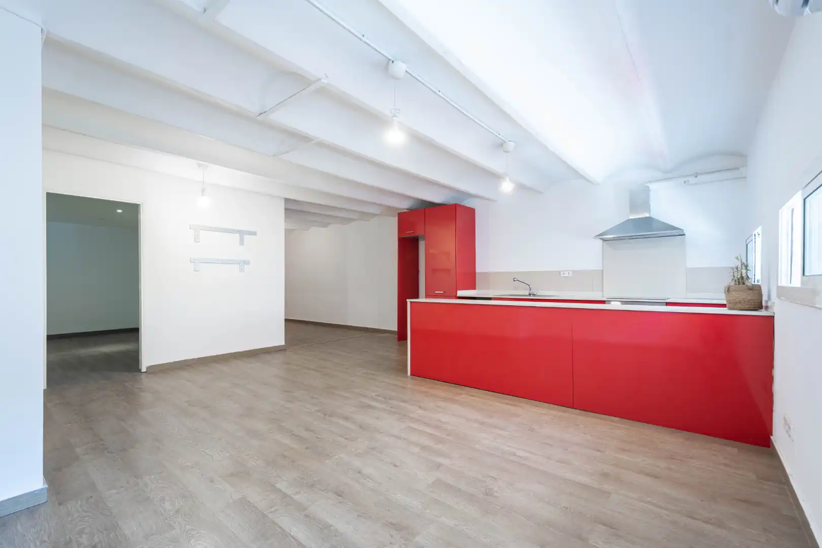 Cocina de Casa adosada en venta en Barcelona con Aire acondicionado, Calefacción y Parquet