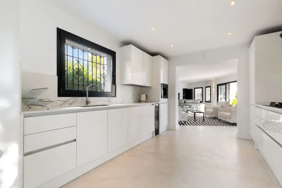 Cocina de Casa o chalet en venta en Marbella con Piscina