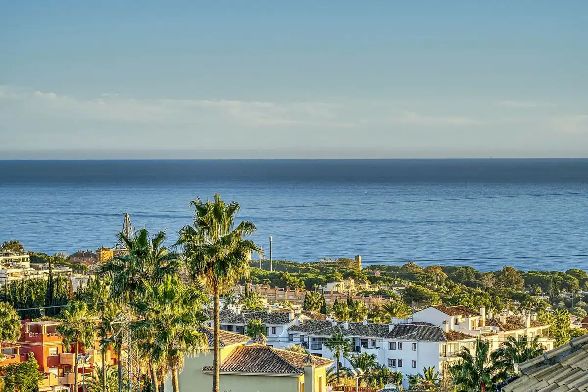 Exterior view of Detached homes for sale in Marbella  with Air Conditioner, Terrace and Storage room