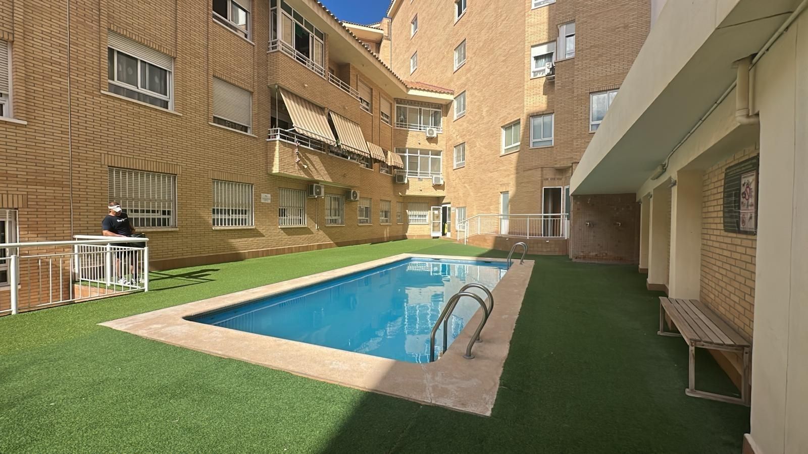 Piscina de Piso en venta en San Vicente del Raspeig / Sant Vicent del Raspeig con Aire acondicionado, Parquet y Terraza