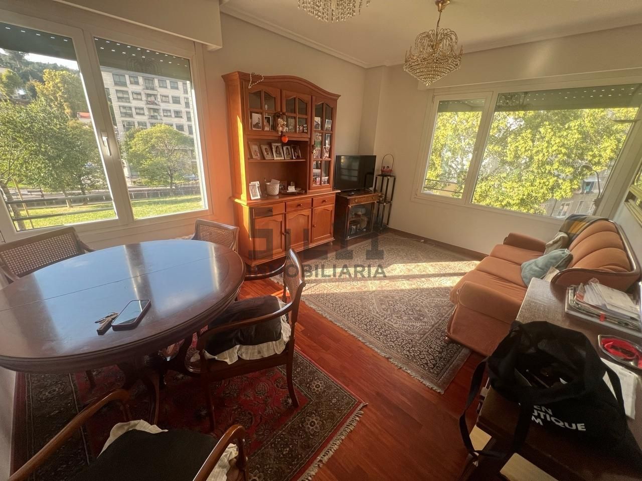 Living room of Apartment for sale in Ourense Capital   with Heating, Parquet flooring and Storage room