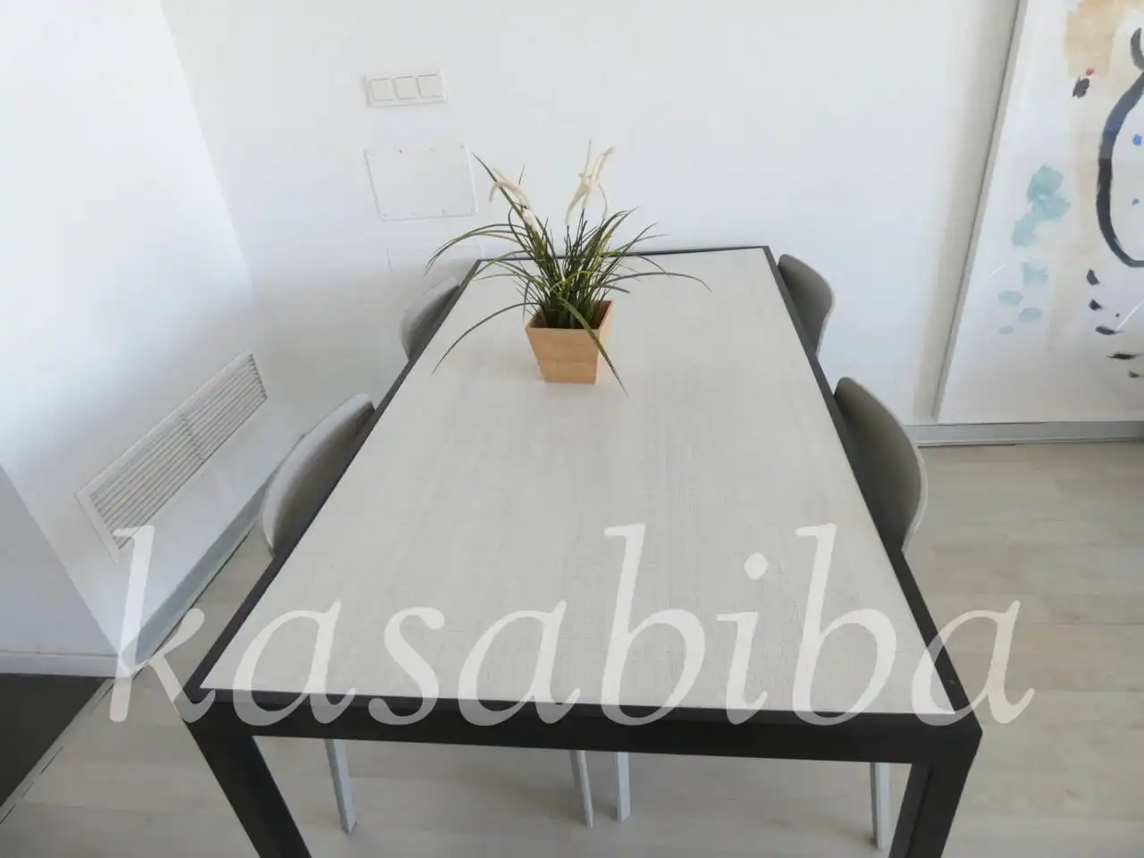 Esszimmer von Loft zur Miete in Valencia mit Klimaanlage, Heizung und Parkett